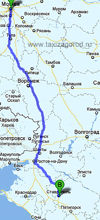 Такси из Москвы в Ставрополь, Ставропольский край города Пятигорск ...